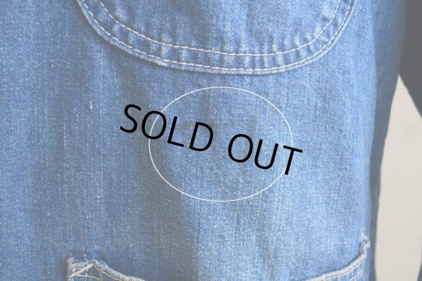 画像13: 1970s Carhartt デニムカバーオール  裏ブランケット付き  表記40L