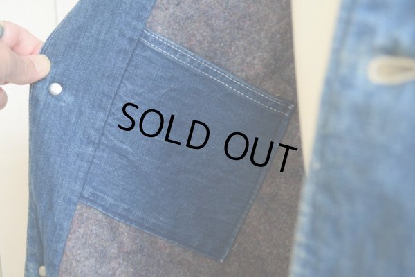 画像20: 1970s Carhartt デニムカバーオール  裏ブランケット付き  表記40L