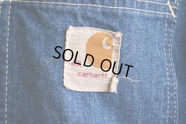 画像9: 1970s Carhartt デニムカバーオール  裏ブランケット付き  表記40L