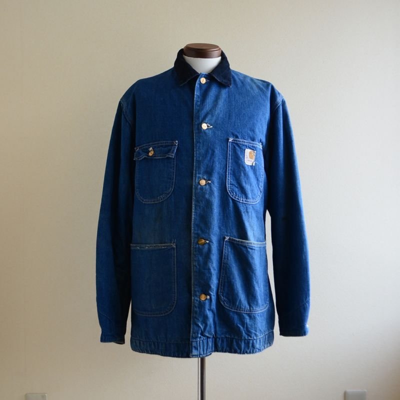 1970s Carhartt デニムカバーオール 裏ブランケット付き 表記40L