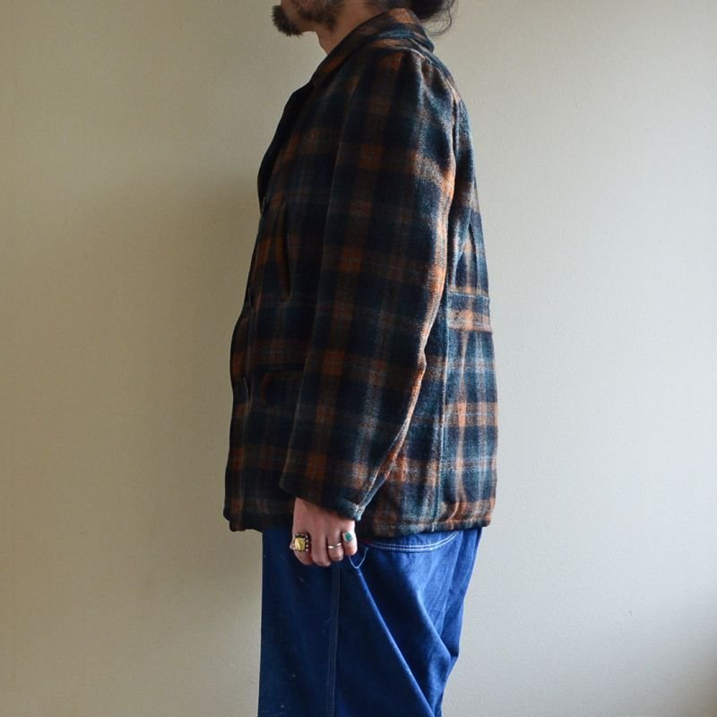 画像2: 1940s SPORTCLAD ダブルブレストウールコート 実寸L