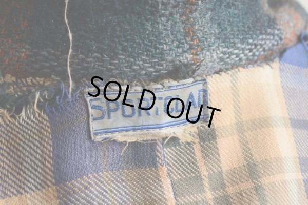 画像6: 1940s SPORTCLAD ダブルブレストウールコート　 実寸L 