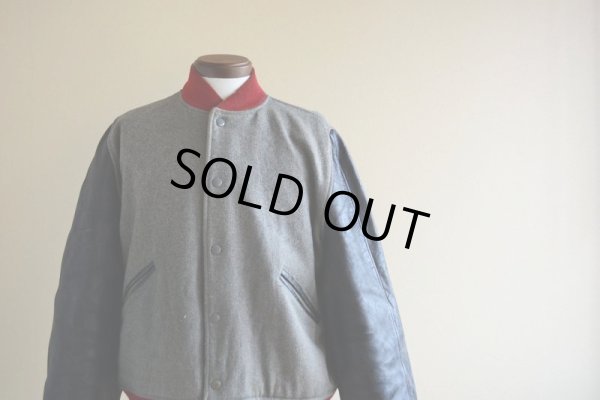 画像7: 1960s BUTWIN 袖レザースタジャン　 表記42 