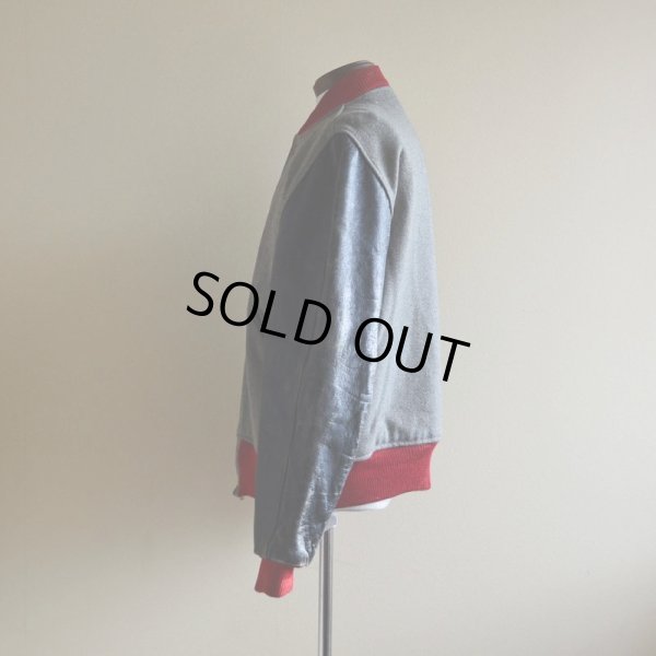 画像4: 1960s BUTWIN 袖レザースタジャン　 表記42 