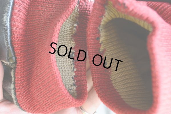 画像17: 1960s BUTWIN 袖レザースタジャン　 表記42 