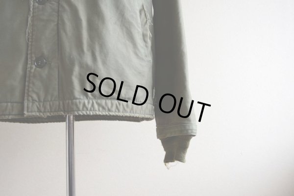 画像7: 1960s  US.NAVY A-2 バックステンシルデッキジャケット　 初期型　 実寸L 