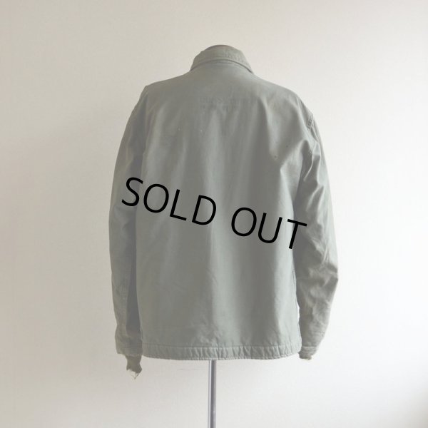 画像3: 1960s  US.NAVY A-2 バックステンシルデッキジャケット　 初期型　 実寸L 