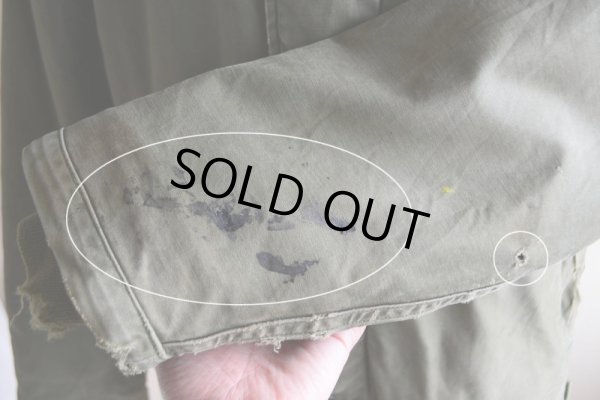 画像15: 1960s  US.NAVY A-2 バックステンシルデッキジャケット　 初期型　 実寸L 