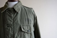 画像6: 1960s  US.NAVY A-2 バックステンシルデッキジャケット　 初期型　 実寸L  (6)