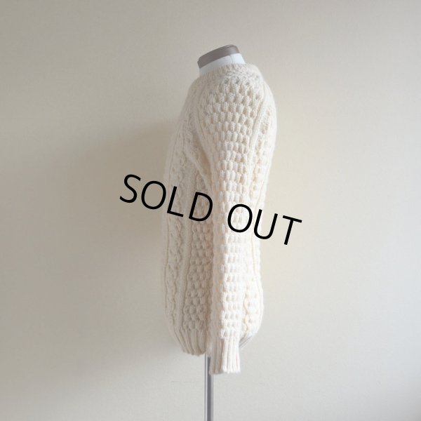 画像4: Malinmor フィッシャーマンセーター　 MADE IN IRELAND　 実寸S 