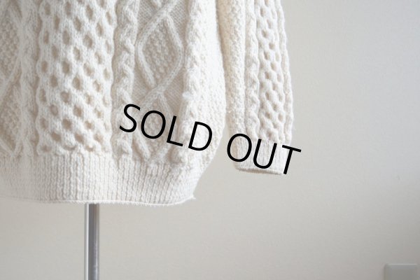 画像9: TIVOLI HANDKNIT フィッシャーマンセーター　 MADE IN IRELAND　 実寸L-XL 