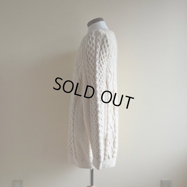 画像4: TIVOLI HANDKNIT フィッシャーマンセーター　 MADE IN IRELAND　 実寸L-XL 