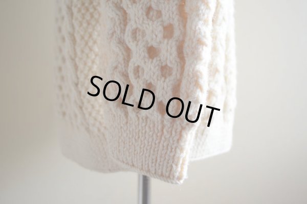 画像10: TIVOLI HANDKNIT フィッシャーマンセーター　 MADE IN IRELAND　 実寸L-XL 