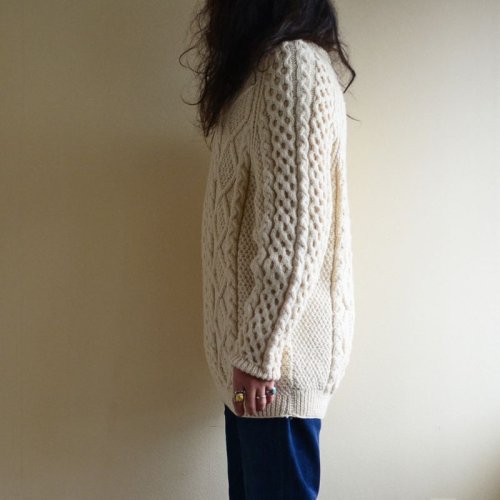 詳細画像2: TIVOLI HANDKNIT フィッシャーマンセーター　 MADE IN IRELAND　 実寸L-XL 