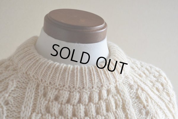 画像6: Malinmor フィッシャーマンセーター　 MADE IN IRELAND　 実寸S 