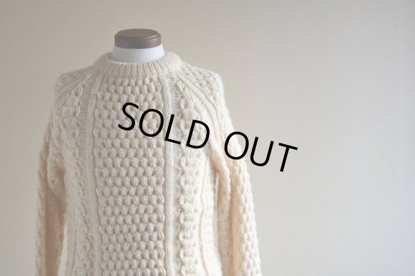 画像5: Malinmor フィッシャーマンセーター　 MADE IN IRELAND　 実寸S 
