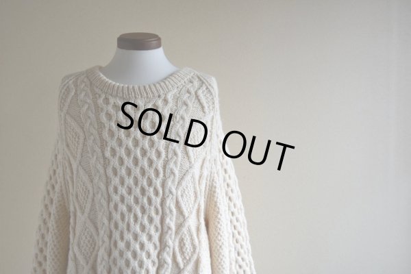 画像5: TIVOLI HANDKNIT フィッシャーマンセーター　 MADE IN IRELAND　 実寸L-XL 