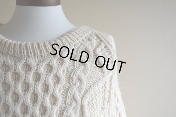 画像6: TIVOLI HANDKNIT フィッシャーマンセーター　 MADE IN IRELAND　 実寸L-XL 