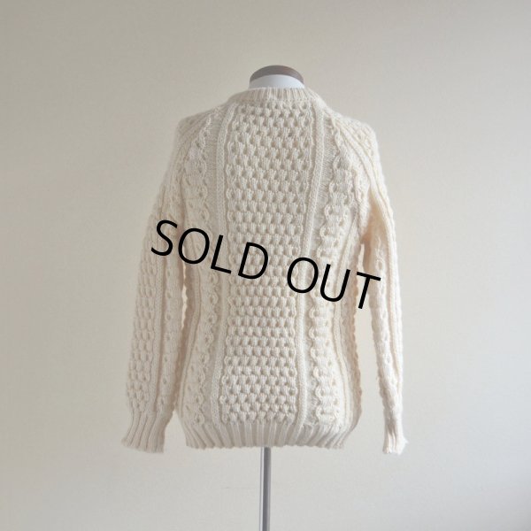 画像3: Malinmor フィッシャーマンセーター　 MADE IN IRELAND　 実寸S 