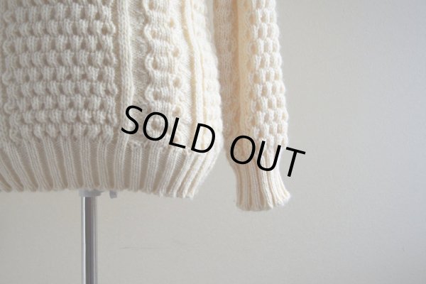 画像9: Malinmor フィッシャーマンセーター　 MADE IN IRELAND　 実寸S 