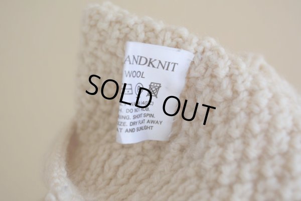 画像11: TIVOLI HANDKNIT フィッシャーマンセーター　 MADE IN IRELAND　 実寸L-XL 