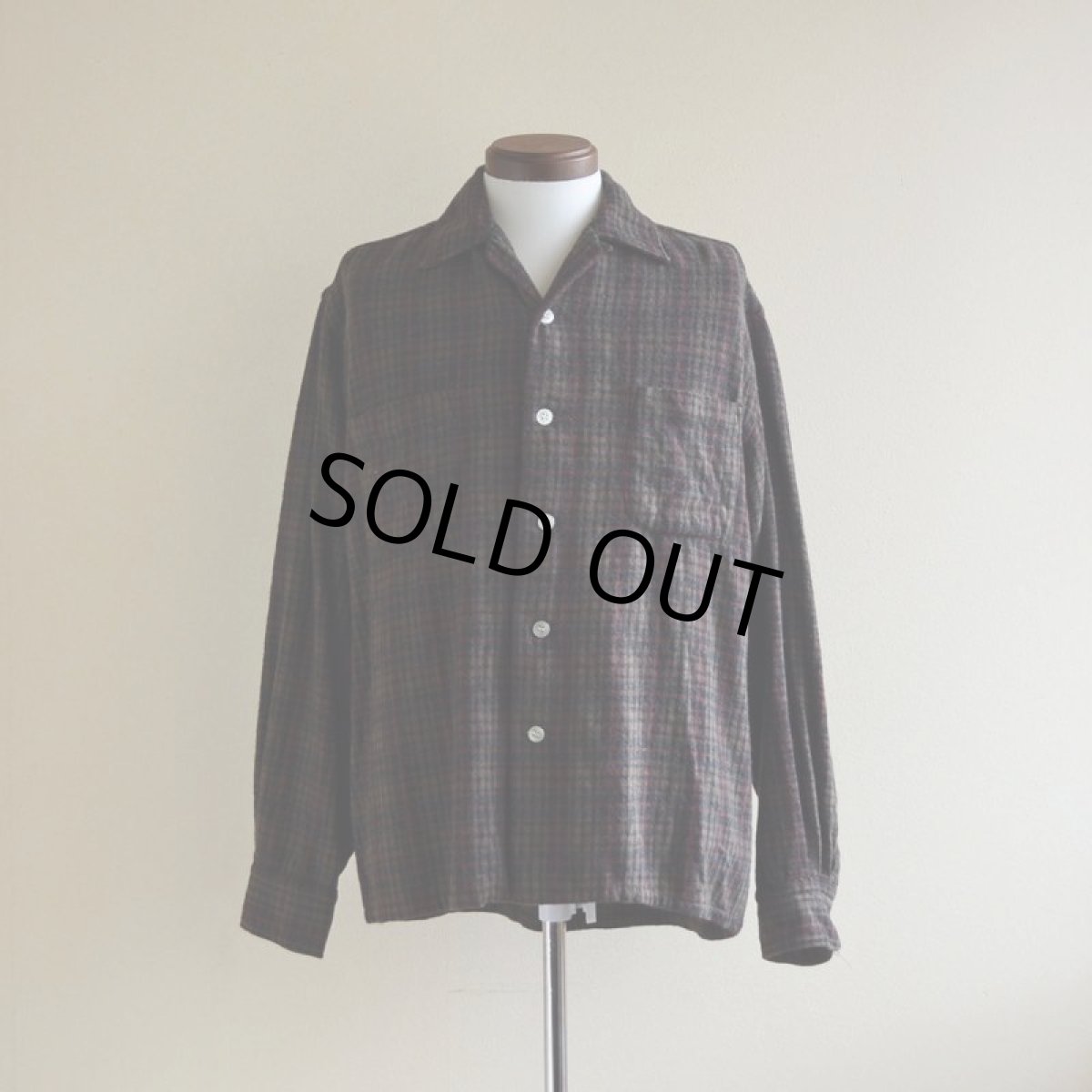 画像1: 1960s BRENT ウールシャツ　 表記L  (1)