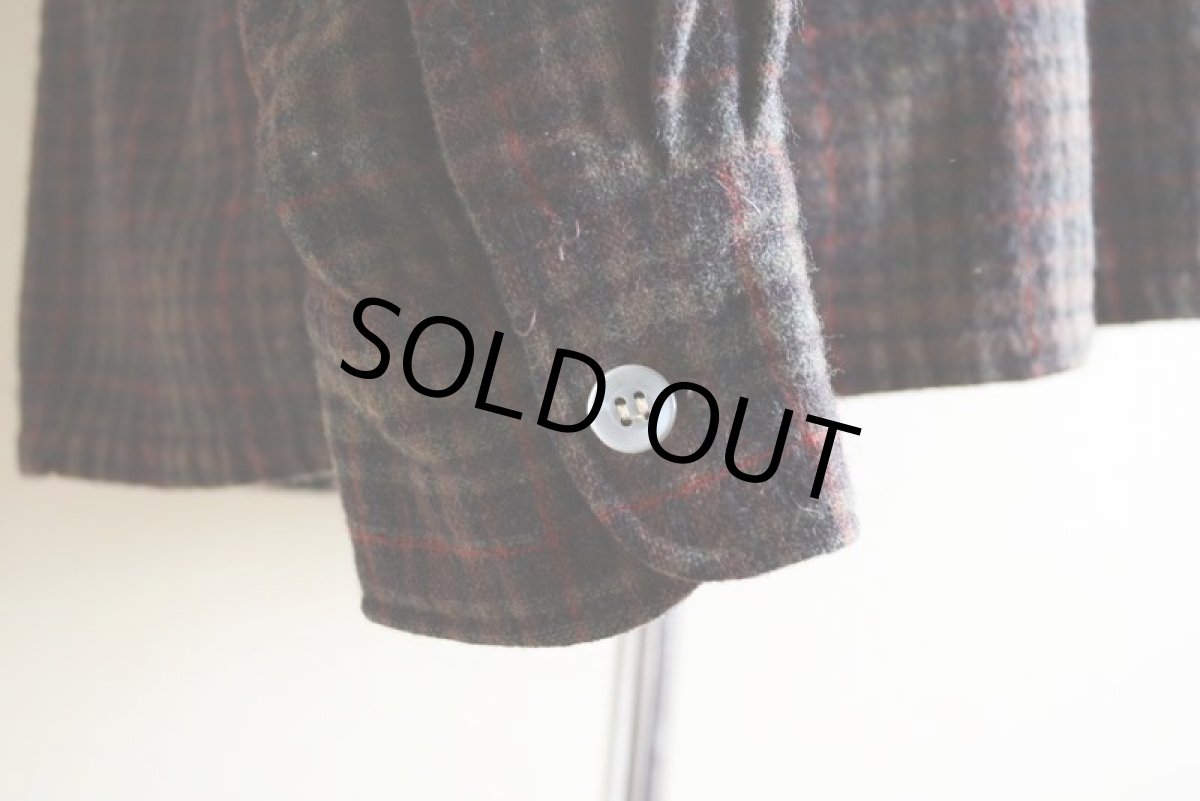 画像9: 1960s BRENT ウールシャツ　 表記L  (9)