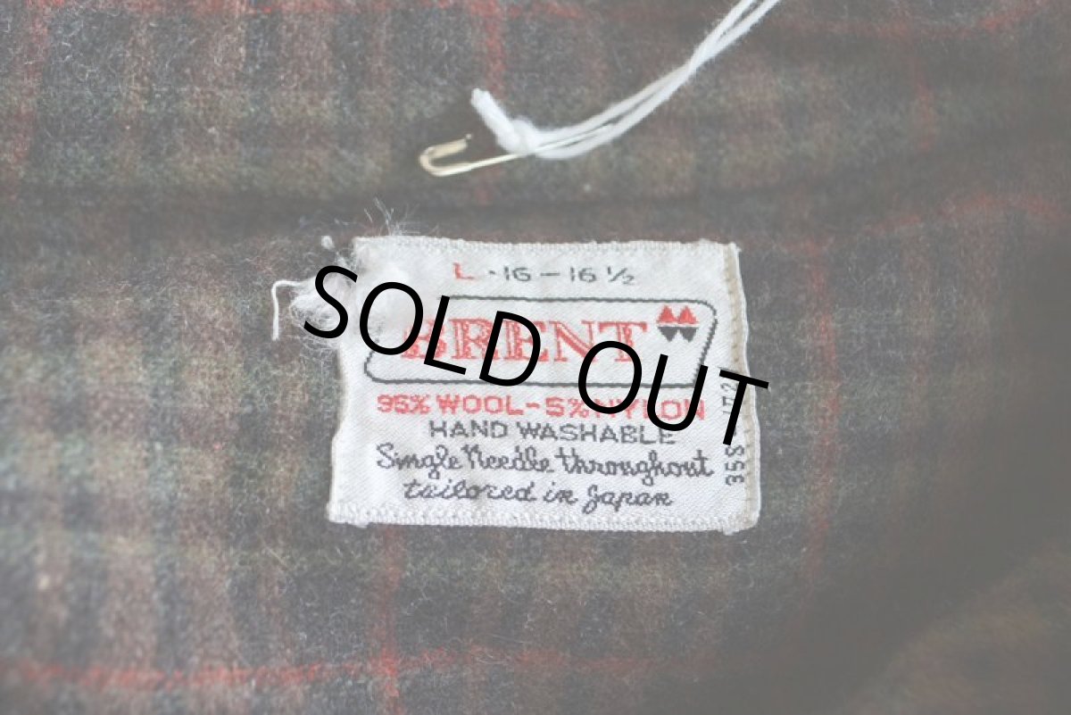 画像16: 1960s BRENT ウールシャツ　 表記L  (16)