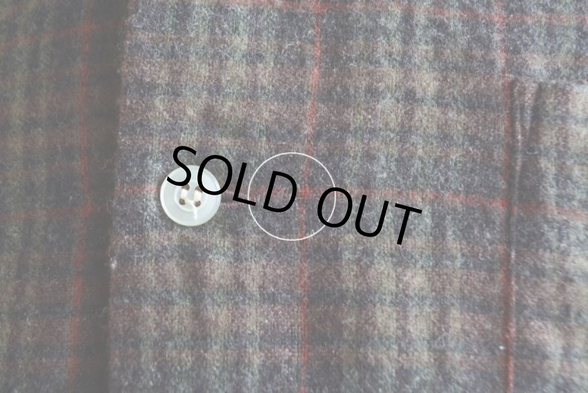 画像12: 1960s BRENT ウールシャツ　 表記L  (12)