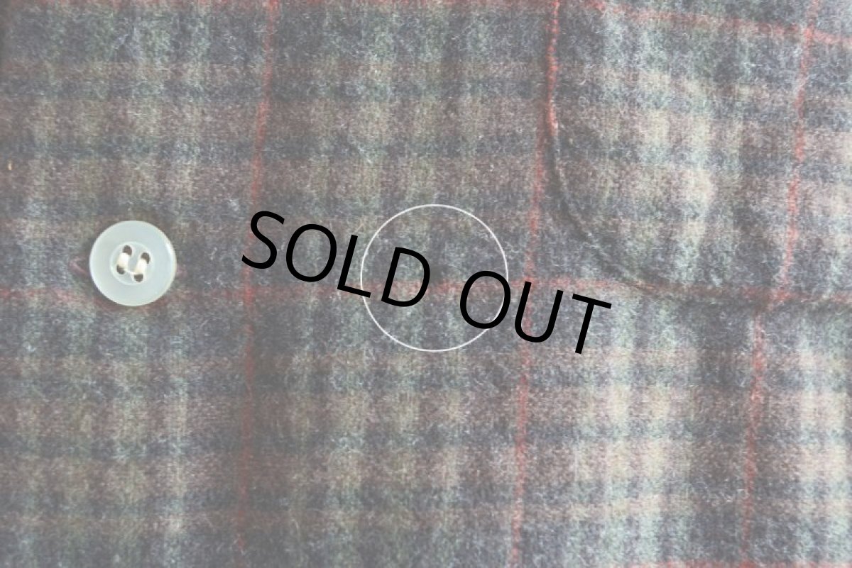 画像13: 1960s BRENT ウールシャツ　 表記L  (13)