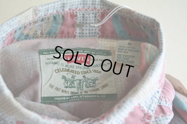 画像16: 1990s Levi's 総柄コットンシャツ　 表記M 