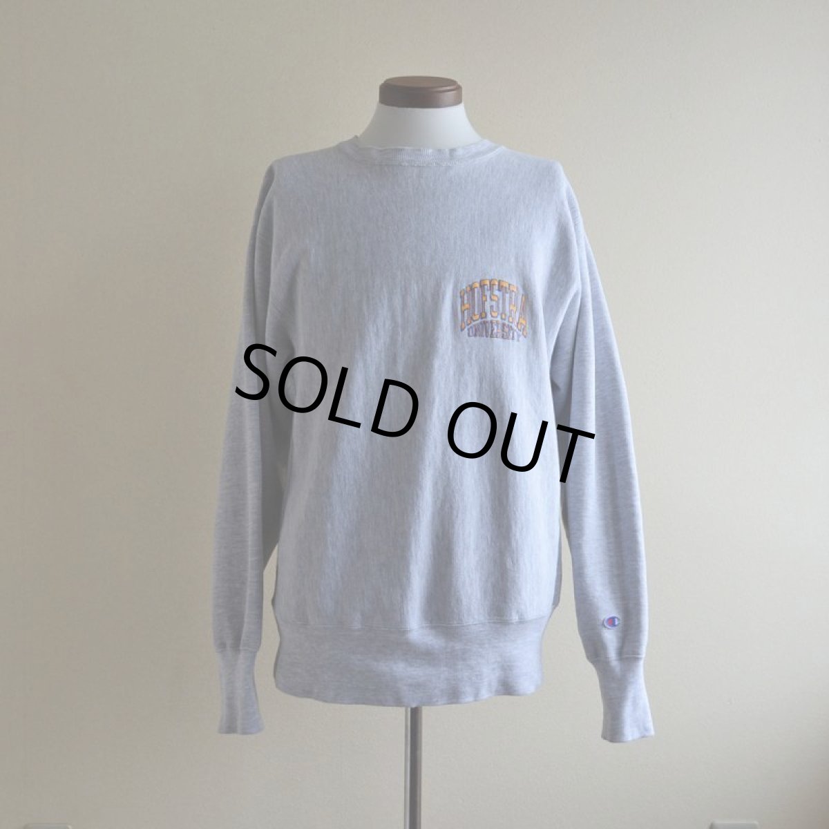 画像1: 1990s Champion リバースウィーブスウェット　 バックプリント有り　 実寸L  (1)