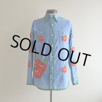 70s ELY シャンブレーシャツ　 表記18 