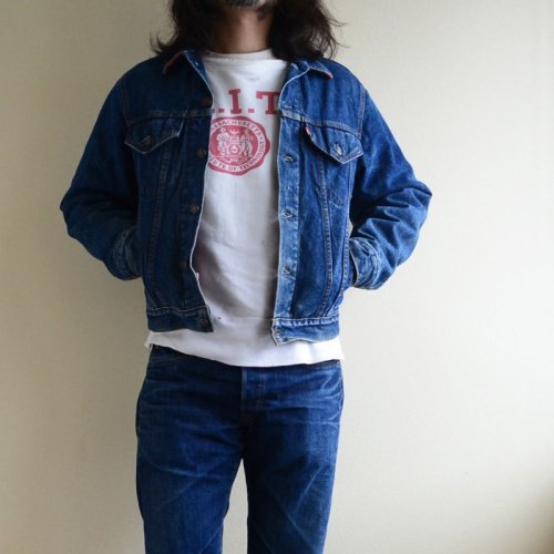 詳細画像1: 1980s Levi's 70411デニムジャケット　 ネルライナー　 表記38 