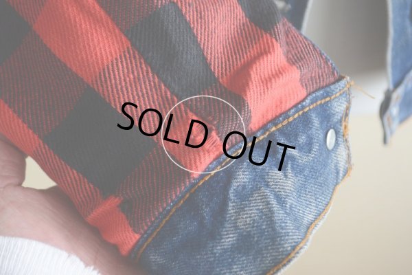 画像19: 1980s Levi's 70411デニムジャケット　 ネルライナー　 表記38 