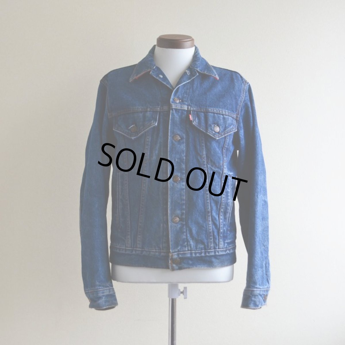 画像1: 1980s Levi's 70411デニムジャケット　 ネルライナー　 表記38  (1)