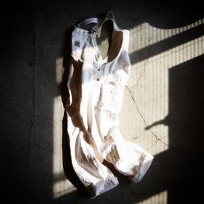 画像3: 1990s Carhartt 生成りオーバーオール　 MADE IN USA　 表記W36 L30  (3)