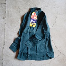 画像4: 1960s BIG YANK マチ付きワークシャツ　 “100％ COTTON”　 DEAD STOCK　 表記15 S  (4)