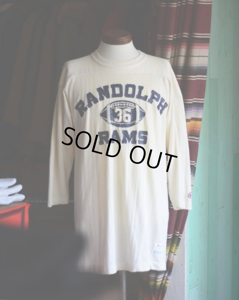 画像2: 1980s Champion フットボールTシャツ　 表記L  (2)