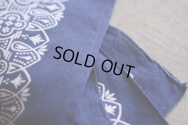 画像4: 1960s クロスモチーフ バンダナ　 RN 14193 