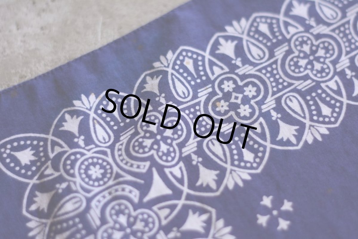 画像5: 1960s クロスモチーフ バンダナ (5)