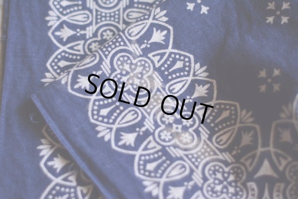 画像3: 1960s クロスモチーフ バンダナ　 RN 14193 