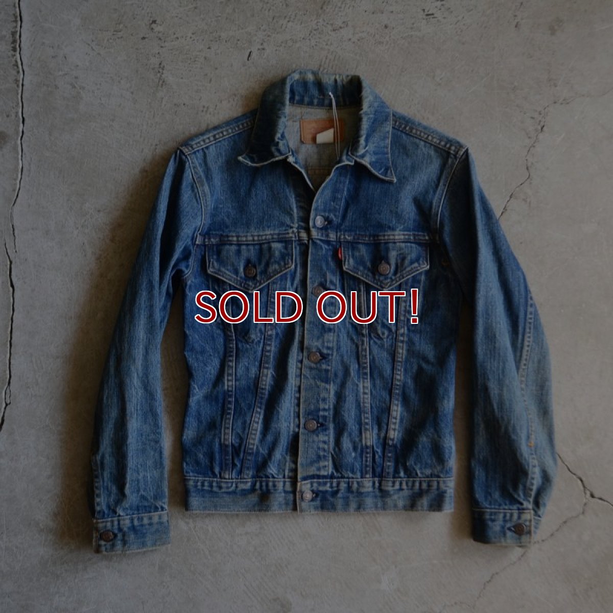 画像1: 1970s LEVI'S 70505 INDIGO　 サークルRタブ　 表記34  (1)