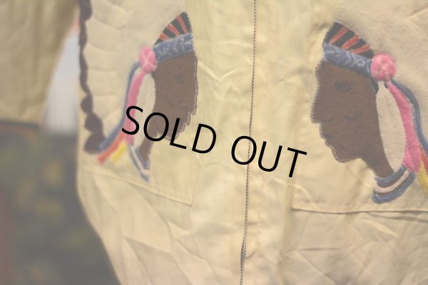 画像6: VINTAGE ジップアップジャケット  インディアンモチーフ  表記10