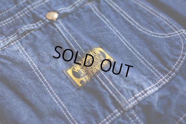 画像4: 1970s WASHINGTON DEE CEE デニムオーバーオール　 表記W42 L30 