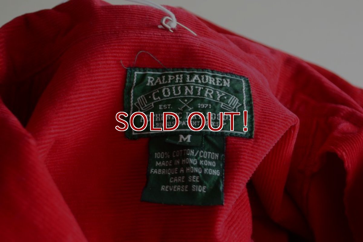 画像14: 1990s RALPH LAUREN COUNTRY コーデュロイシャツ　 表記M  (14)