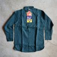 画像2: 1960s BIG YANK マチ付きワークシャツ　<br>“100％ COTTON”　<br>DEAD STOCK　<br>表記15 S<br> (2)