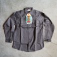 画像2: 1970s BIG YANK マチ付きワークシャツ　<br>DEAD STOCK　<br>表記15 1/2 M<br> (2)