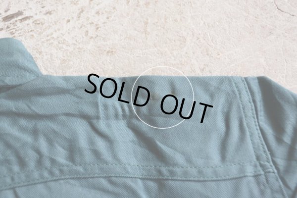 画像13: 1960s BIG YANK マチ付きワークシャツ　 “100％ COTTON”　 DEAD STOCK　 表記15 S 