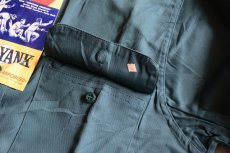 画像8: 1960s BIG YANK マチ付きワークシャツ　 “100％ COTTON”　 DEAD STOCK　 表記15 S  (8)